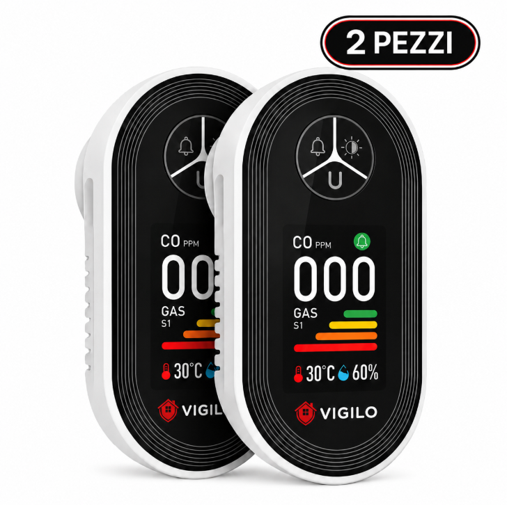 Vigilo® Rilevatore di CO e Gas