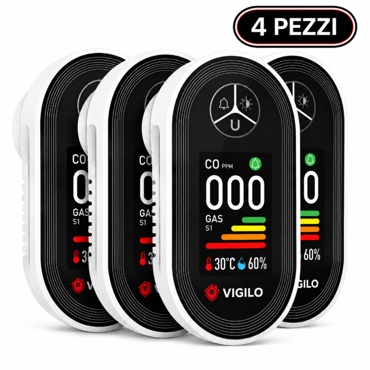 Vigilo® Rilevatore di CO e Gas